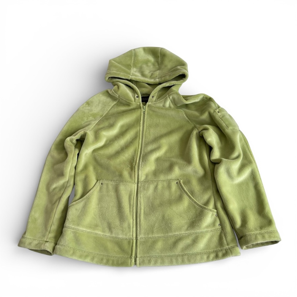 KRISTEN BLAKE SOFT THICK FLEECE HOODED JACKET LADIES SIZE L